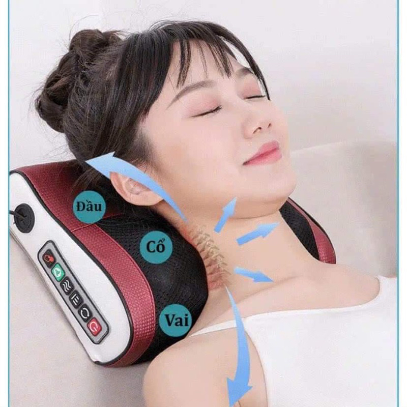 Gối massage cổ vai gáy, máy massage toàn thân | Shopee Việt Nam