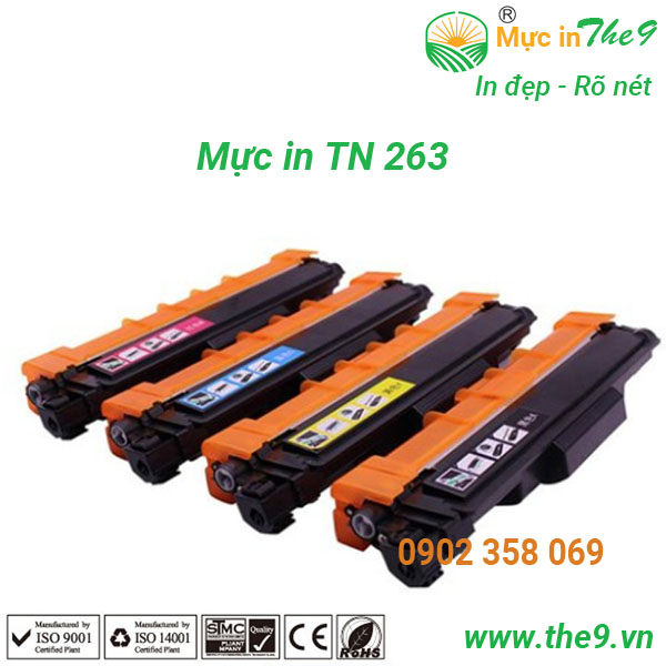 Mực in TN 263C màu Xanh cho máy in Brother HL-L3230CDN, DCP-L3551CDW ...