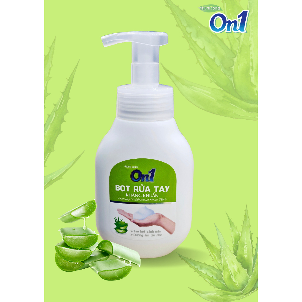 Ảnh Bọt rửa tay On1 tinh chất nha đam dịu nhẹ, dưỡng ẩm không hại da tay Z0701 250ml 1
