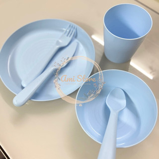 Bộ 18 thìa cho bé KALAS nhựa PP an toàn IKEA