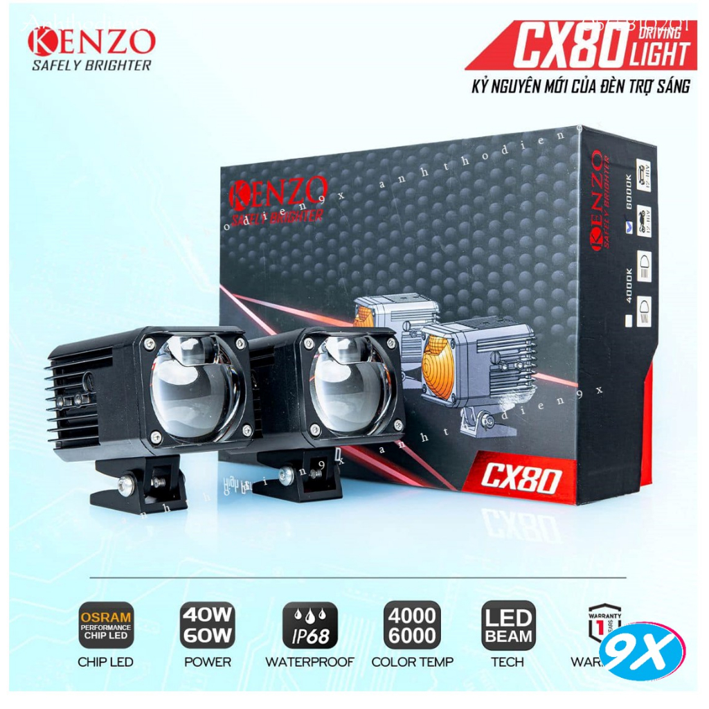 (New) Kenzo CX80 60W Chính Hãng Nhiệt Màu TrắngVàng Nắng Shopee Việt Nam
