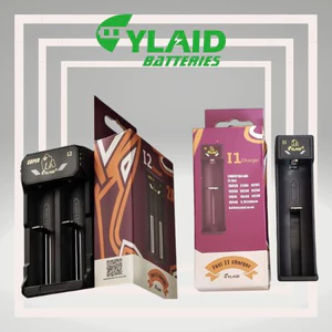 Sạc pin Cylaid i1 i2-Sạc Pin 2 Khe-1 Khe Cylaid Sạc Pin 18650 26650, 22650, 21700, 20700, 18650, 18490, 18350, 17500