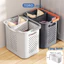 Giỏ đựng quần áo bẩn TORO kết hợp giỏ nhỏ đựng đồ lót, có quai xách nhựa PP cứng cáp thiết kế hiện đại