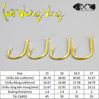 Lưỡi Câu Săn Hàng Vương Vàng - Đài Câu Thích