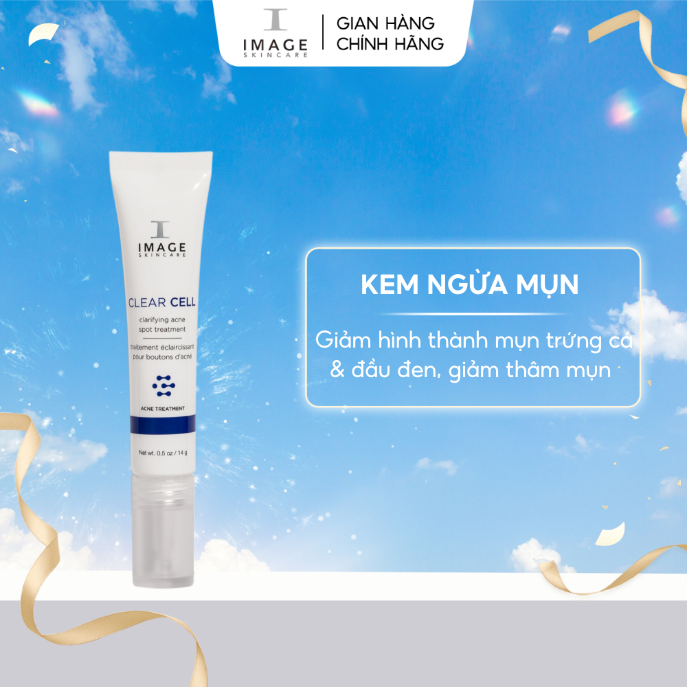 Ảnh Gel chấm mụn và giảm viêm cấp tốc IMAGE Skincare Clear Cell Clarifying Salicylic Blemish Gel 14g (new) 2