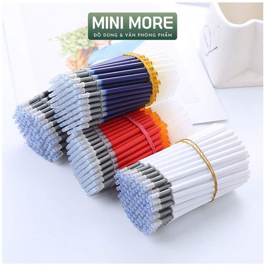 Minimore | Combo 10 Ngòi bút gel Morandi ngòi 0,5mm ruột bút mực đen ...