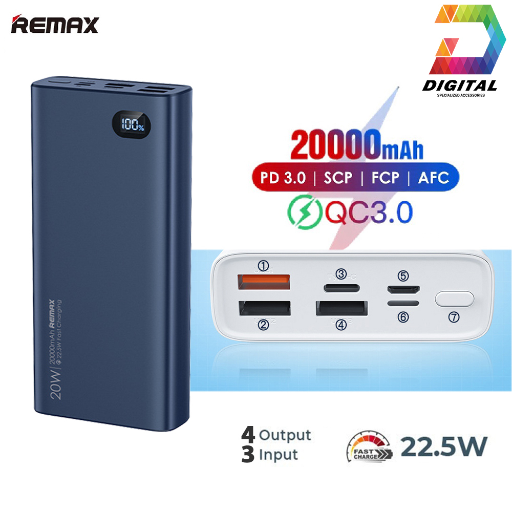 Sạc Dự Phòng Remax RPP-292 20000mAh 22.5W Chính Hãng | Shopee Việt Nam