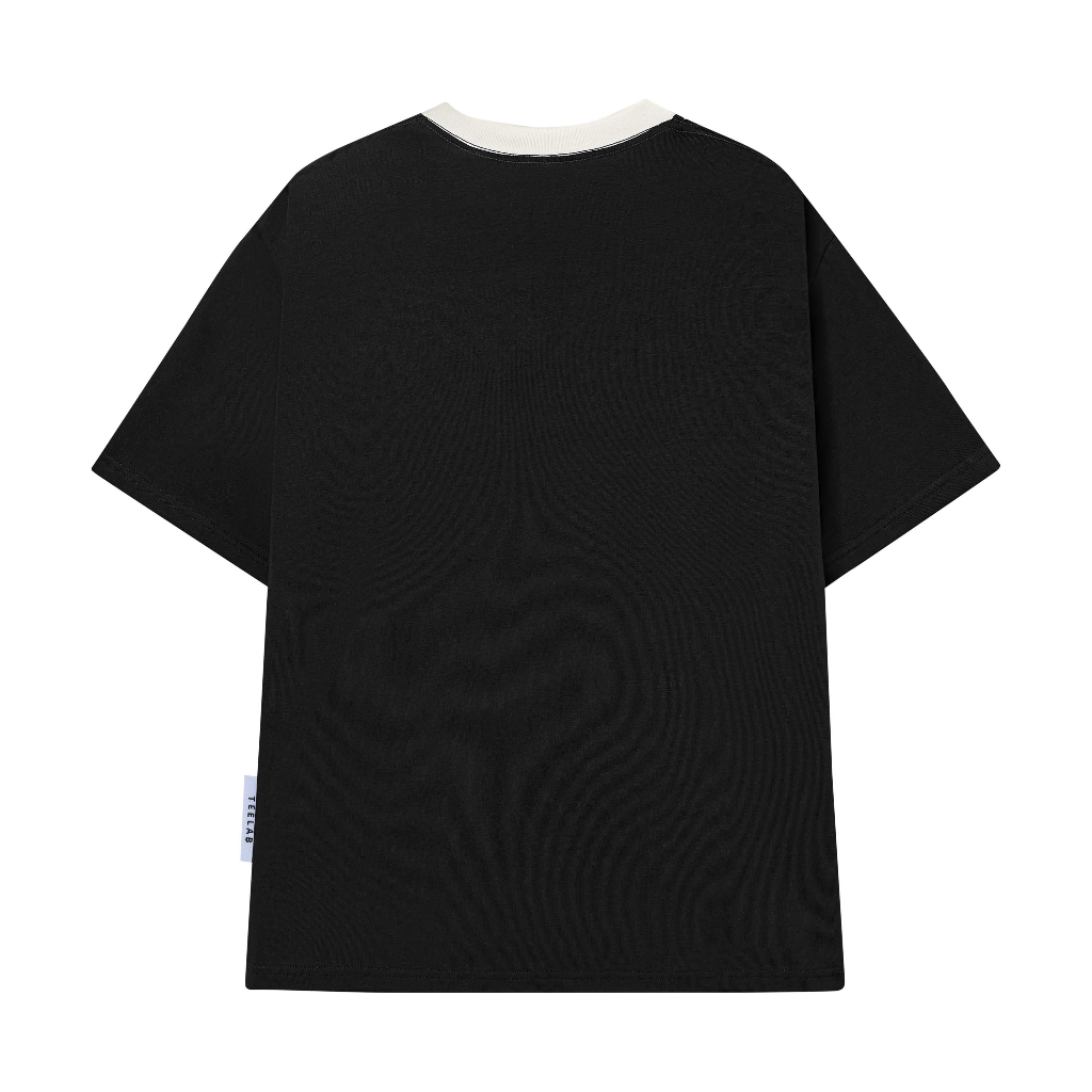 Ảnh Áo Thun Teelab Wavy Line T-Shirt Unisex Form Oversize Local Brand TS198 3