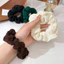 Dây buộc tóc scrunchies màu pastel trơn cao cấp AAA iLita set cột tóc dễ thương sang trọng