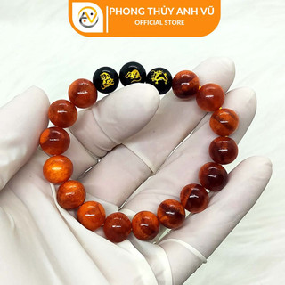 Vòng tay huyết long tam hợp thân tý thìn đã khai quang - gỗ cao cấp thấu quang - may mắn tài lộc