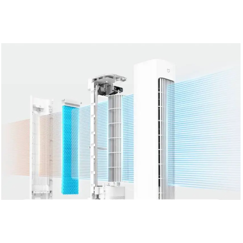 Quạt tháp điều hoà Vie-Poco Plus 60w, tích hợp lọc không khí ion