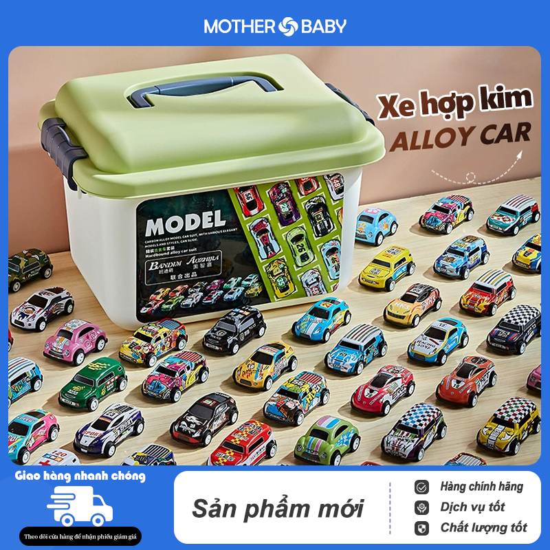 (HÀNG SẴN) Bộ ô tô đồ chơi cho bé, một thùng 30 ô tô đồ chơi mini cho bé, đồ chơi bé trai