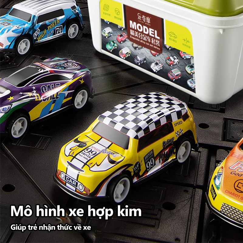 (HÀNG SẴN) Bộ ô tô đồ chơi cho bé, một thùng 30 ô tô đồ chơi mini cho bé, đồ chơi bé trai