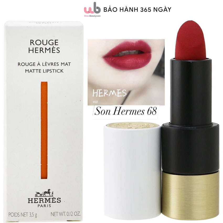 Son Hermes Rouge Matte Lipstick Limited Edition 81 Rouge Grenat