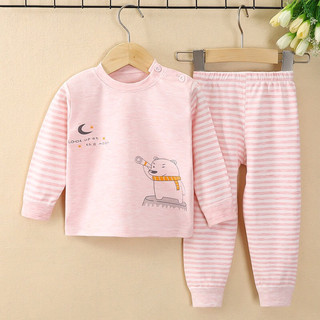 Bộ cotton dài tay bé trai bé gái, bộ ngủ dài tay trẻ em cotton Maruka Fashion in hình thú cưng siêu đáng yêu 8-22kg