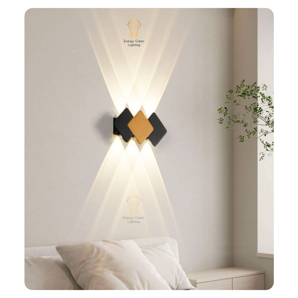 Ảnh Đèn Hắt Tường Chống Nước Energy Green Lighting 2 Đầu Chiếu Sáng DT-02119 - Trang Trí Trong Nhà / Ngoài Trời 1