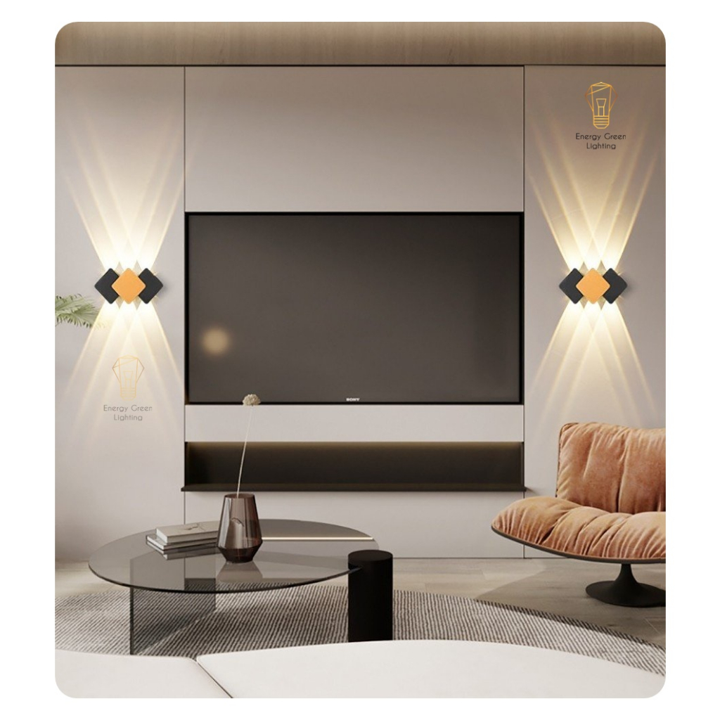Ảnh Đèn Hắt Tường Chống Nước Energy Green Lighting 2 Đầu Chiếu Sáng DT-02119 - Trang Trí Trong Nhà / Ngoài Trời 3