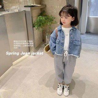 Áo khoác jean cho bé gái hàn quốc dành cho bé từ 1 - 8 tuổi