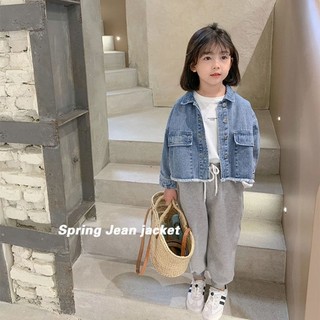 Áo khoác jean cho bé gái hàn quốc dành cho bé từ 1 - 8 tuổi