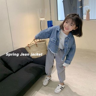 Áo khoác jean cho bé gái hàn quốc dành cho bé từ 1 - 8 tuổi