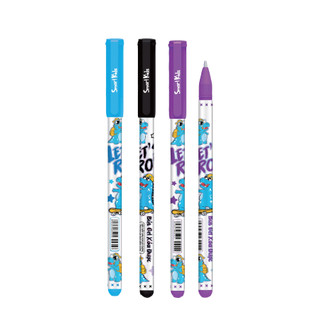 Bút gel xóa được Smartkids Dino EG02 ngòi 0.5mm mực tím, mực xanh, mực đen ( 1 cây)