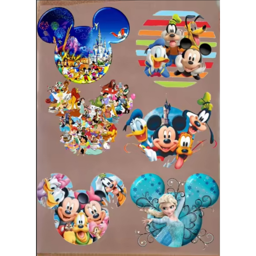 HÌNH ỦI ÁO-Sticker logo CHUỘT MICKEY DỄ THƯƠNG [khuyến mãi ]- ủi trực tiếp lên vải, áo BẰNG BÀN ỦI rất đẹp
