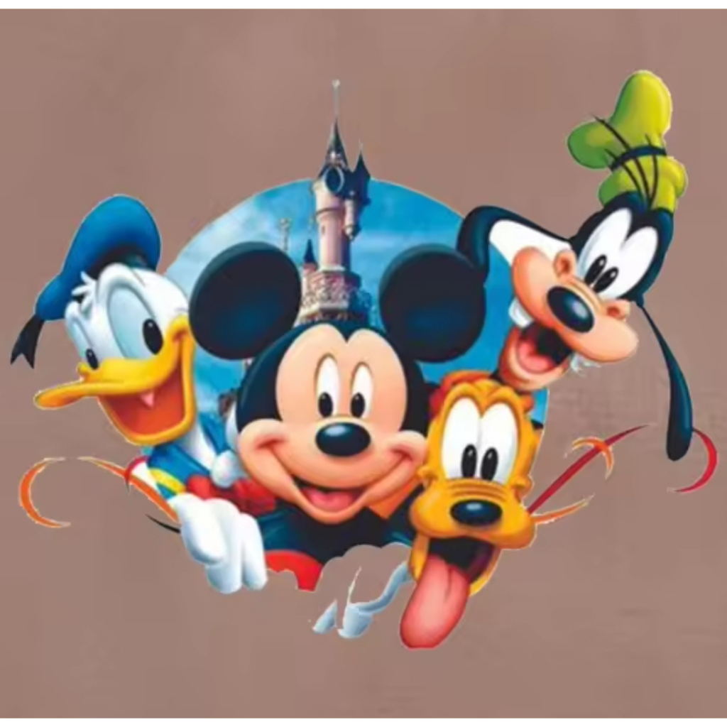 HÌNH ỦI ÁO-Sticker logo CHUỘT MICKEY DỄ THƯƠNG [khuyến mãi ]- ủi trực tiếp lên vải, áo BẰNG BÀN ỦI rất đẹp