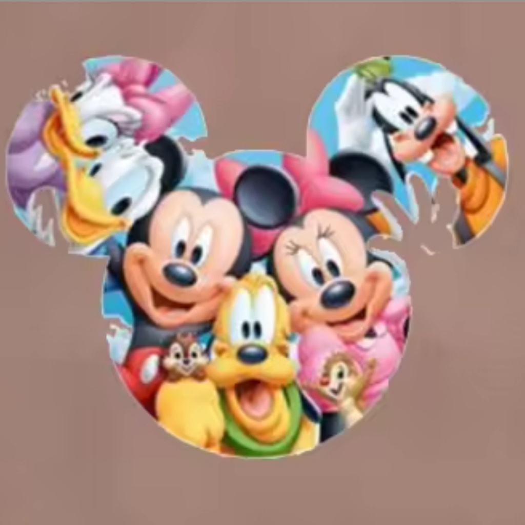 HÌNH ỦI ÁO-Sticker logo CHUỘT MICKEY DỄ THƯƠNG [khuyến mãi ]- ủi trực tiếp lên vải, áo BẰNG BÀN ỦI rất đẹp
