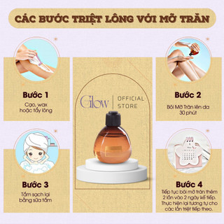 Set Nồi Nấu Sáp Wax Lông Pro Wax 100 GLOWWAXING +100gr Sáp Wax Lông + 75gr Mỡ Trăn Nstore - 8582