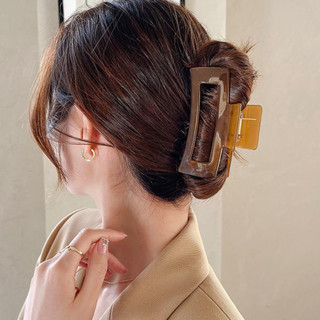 Kẹp Tóc Nhựa Acrylic Cỡ Lớn Chồi accessories Phong Cách Hàn Quốc Cho Nữ K090