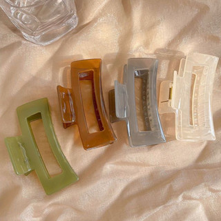 Kẹp Tóc Nhựa Acrylic Cỡ Lớn Chồi accessories Phong Cách Hàn Quốc Cho Nữ K090