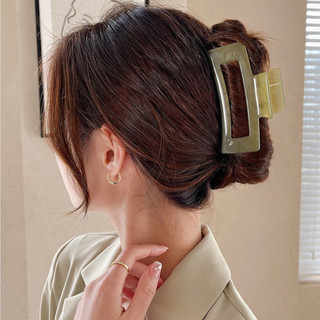 Kẹp Tóc Nhựa Acrylic Cỡ Lớn Chồi accessories Phong Cách Hàn Quốc Cho Nữ K090