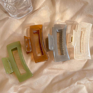 Kẹp Tóc Nhựa Acrylic Cỡ Lớn Chồi accessories Phong Cách Hàn Quốc Cho Nữ K090