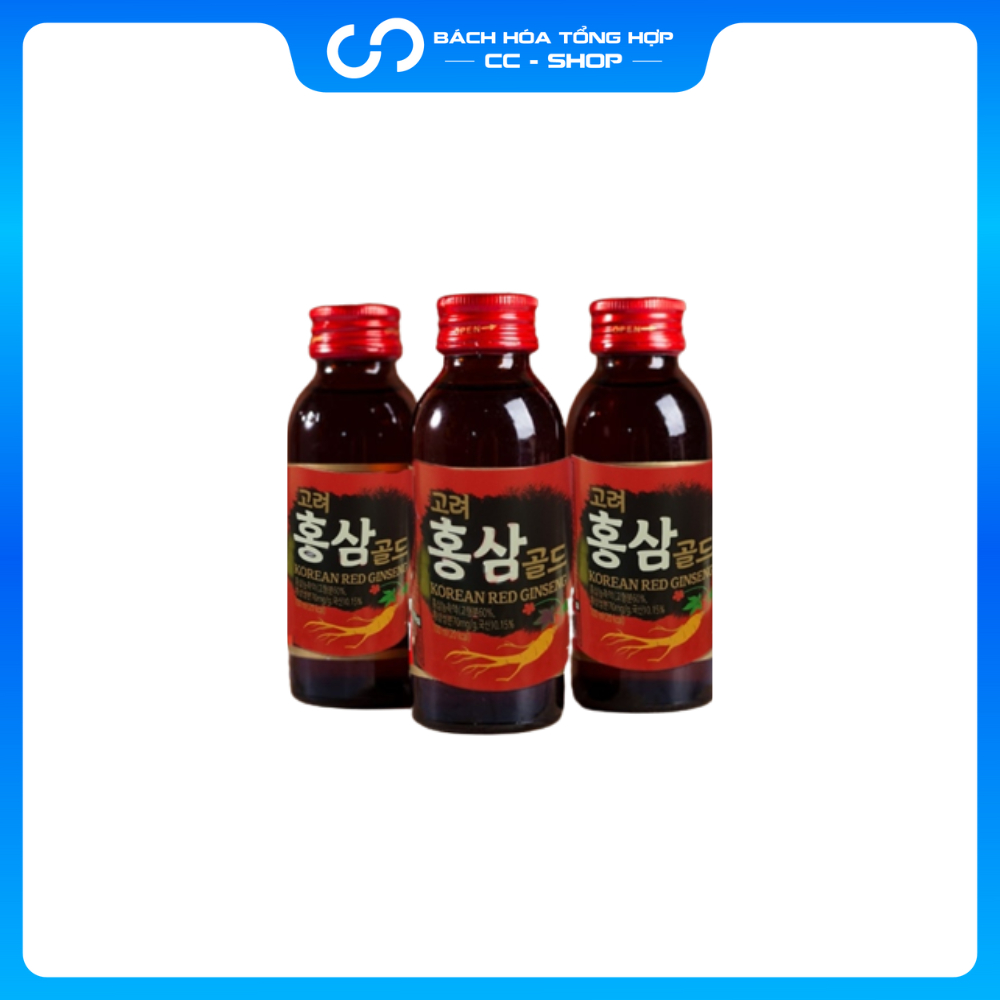 10 Chai Nước Hồng Sâm Korean Red Ginseng Gold 100ml Chai 11 2024 Hộp Shopee Việt Nam