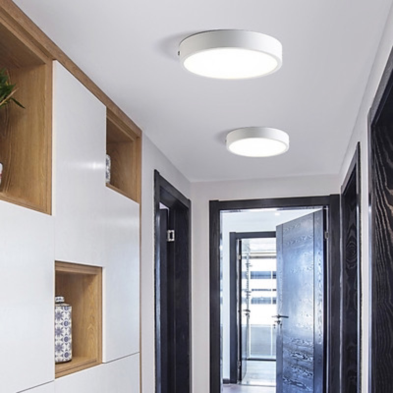 Đèn Led Cao Cấp Ốp Trần Gắn Nổi 18w, 24w Vuông/ Tròn ánh sáng Trắng