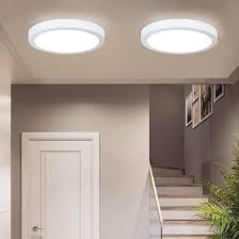 Đèn Led Cao Cấp Ốp Trần Gắn Nổi 18w, 24w Vuông/ Tròn ánh sáng Trắng