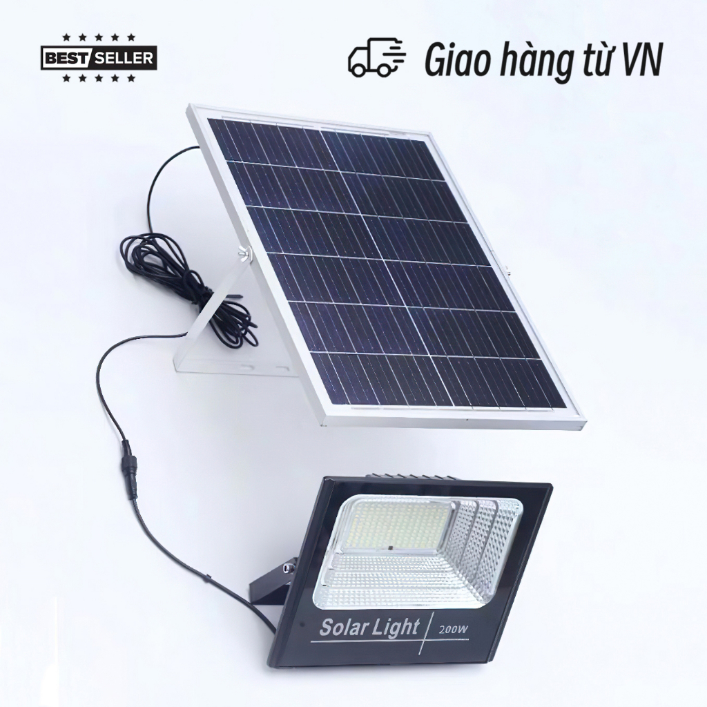 Đèn Led Năng Lượng Mặt Trời Siêu Sáng Chống Nước, Tiết Kiệm Điện Năng 1000w LED THẮNG TRANG