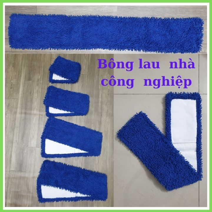 Combo Tấm-Miếng-Bông nhà công nghiệp san hô các loại 45-60-80-90cm thay thế microfiber siêu sach