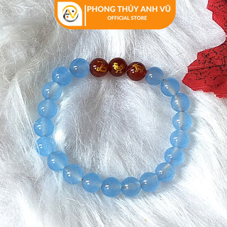 Vòng tay 12 con giáp tỵ dậu sửu chất liệu mã não tự nhiên - size 8 10ly cho nữ - may mắn tài lộc