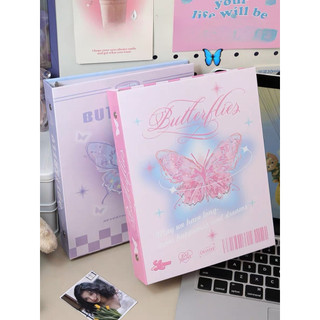 Sổ Đựng Card Bo Góc Rỗng Album Binder Thần Tượng Kpop Butterfly Timo VPBL15