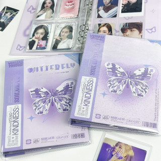 Sổ Đựng Card Bo Góc Rỗng Album Binder Thần Tượng Kpop Butterfly Timo VPBL15