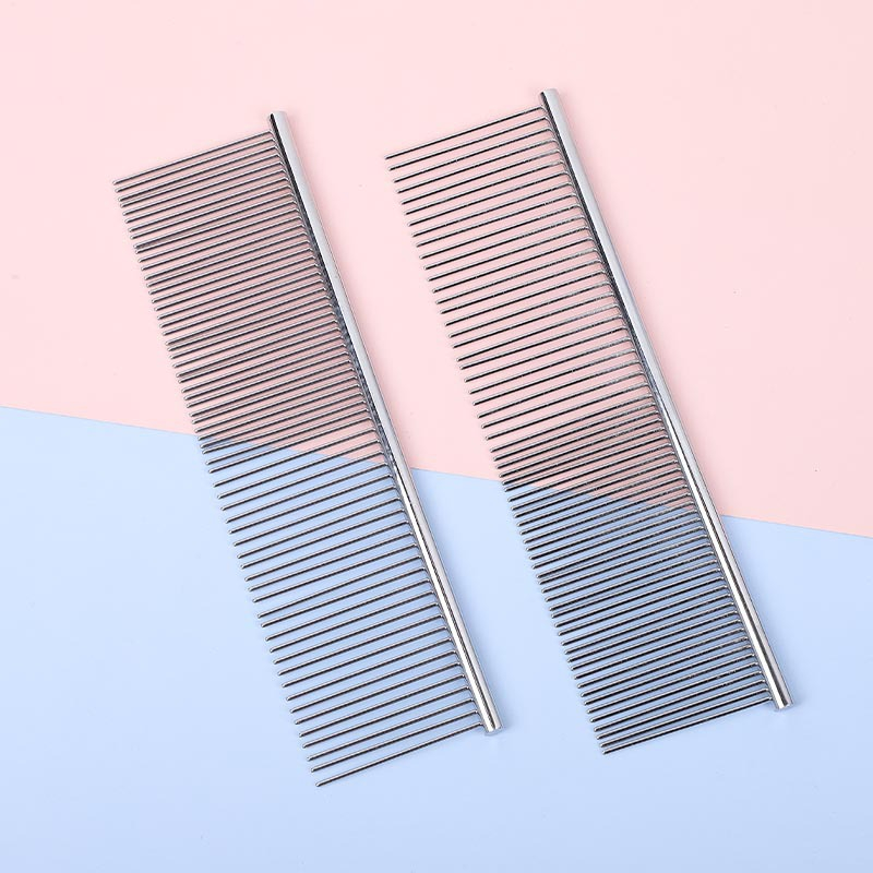Lược thẳng chải lông thú cưng Taotaopets, gỡ rối cho chó mèo chất liệu Inox