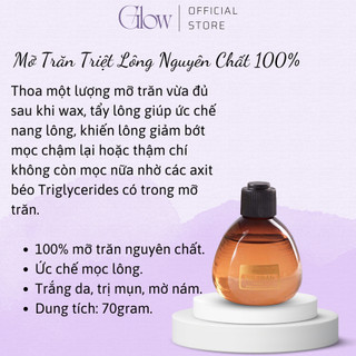 Combo 100gr Sáp Wax Lông Dừa Xanh + Nồi Nấu Sáp ProWax 200 Chống Dính GLOWWAXING+Mỡ Trăn Nstore-1013
