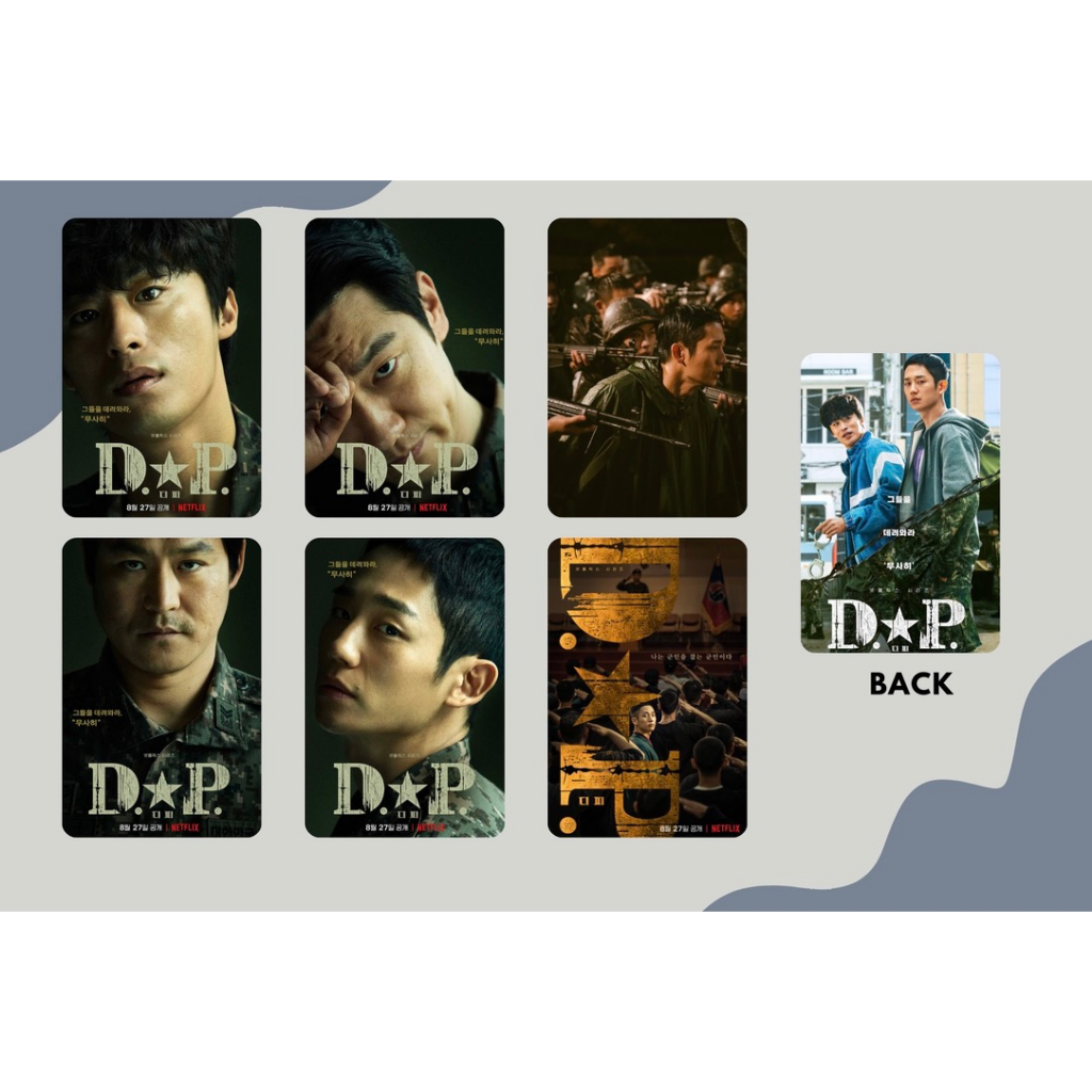 set card bo góc phim "D.P"-"Truy bắt lính đào ngũ"- Jung Hae In