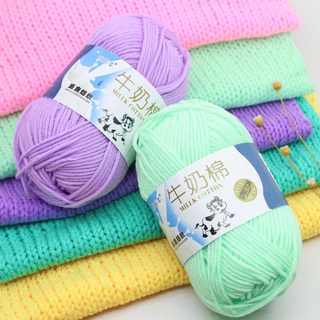 Len cuộn milk bò 50g bảng 92 màu