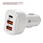 Bộ TẨU Sạc nhanh Mini Cho ôtô-Xe HƠI PD 60W Bộ Chuyển Đổi Tự Động Mẫu Sạc Xe PD+2 cổng QC Mới PD3.0 cao cấp-chính hãng
