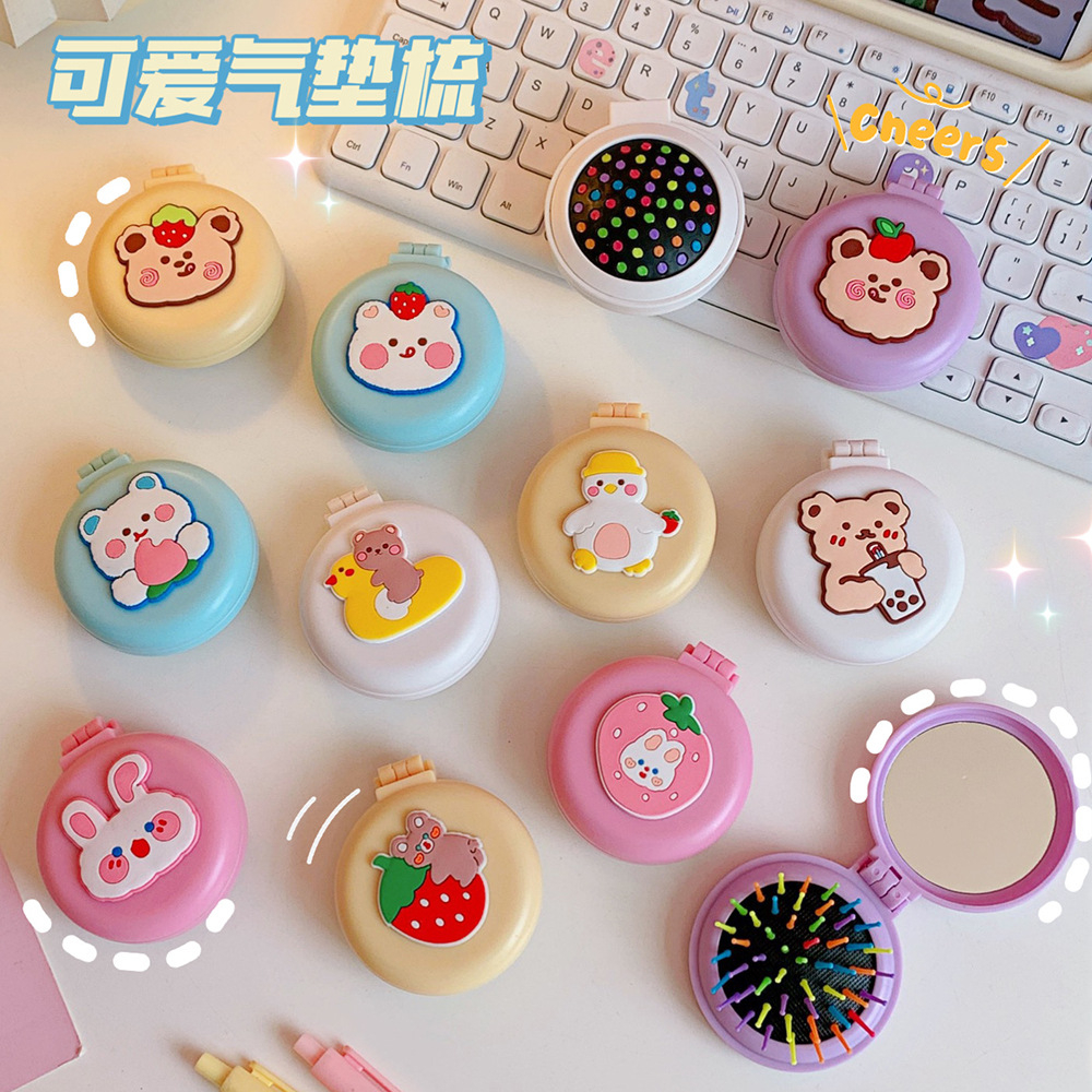 Gương Cầm Tay Mini Kèm Lược Nhiều Mẫu Hoạt Hình Dễ Thương - Link 2