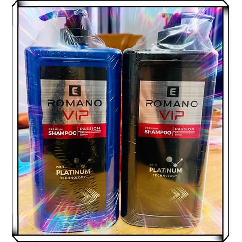 [Mẫu Mới] Dầu Gội Đầu Nam ROMANO Vip 1200ML Cao Cấp , Hương Nước Hoa ...