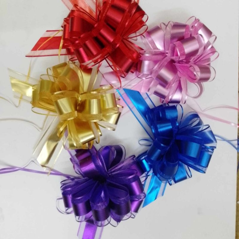 sét 20 chiếc nơ rút cẩm tú cầu 5cm | Shopee Việt Nam