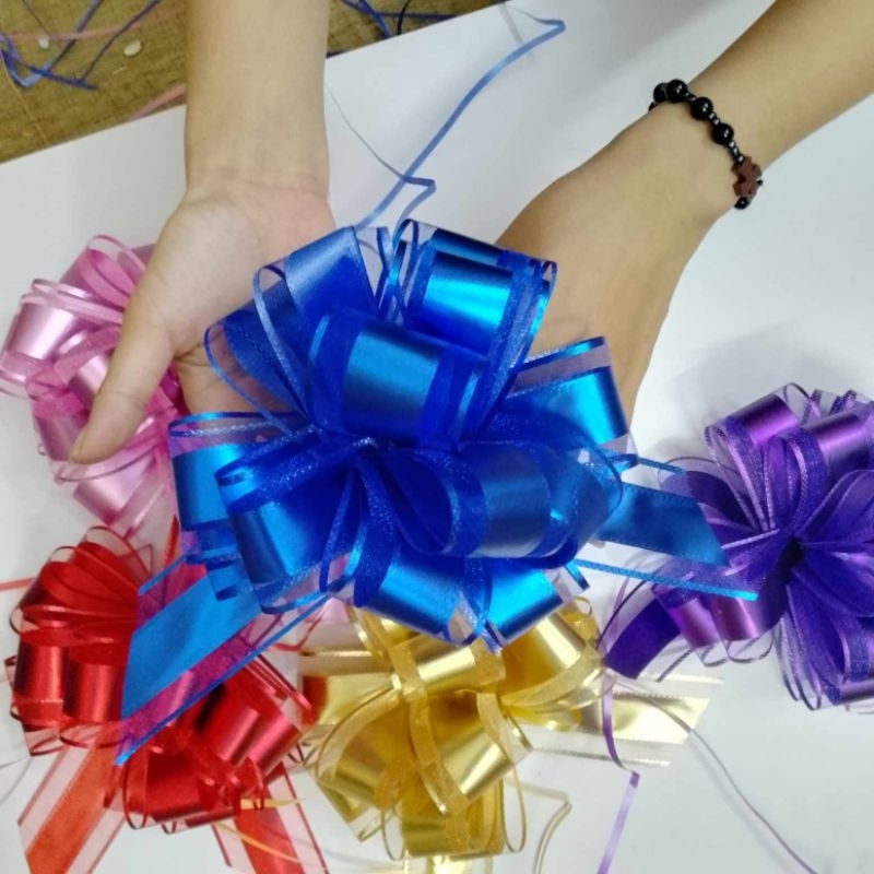 sét 20 chiếc nơ rút cẩm tú cầu 5cm | Shopee Việt Nam
